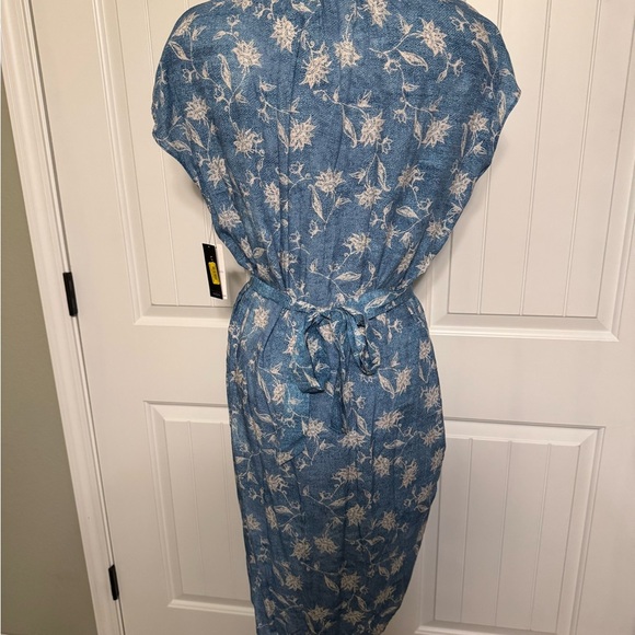 Liverpool Size M Blue Floral Women's Dress NWT - Picture 6 of 12